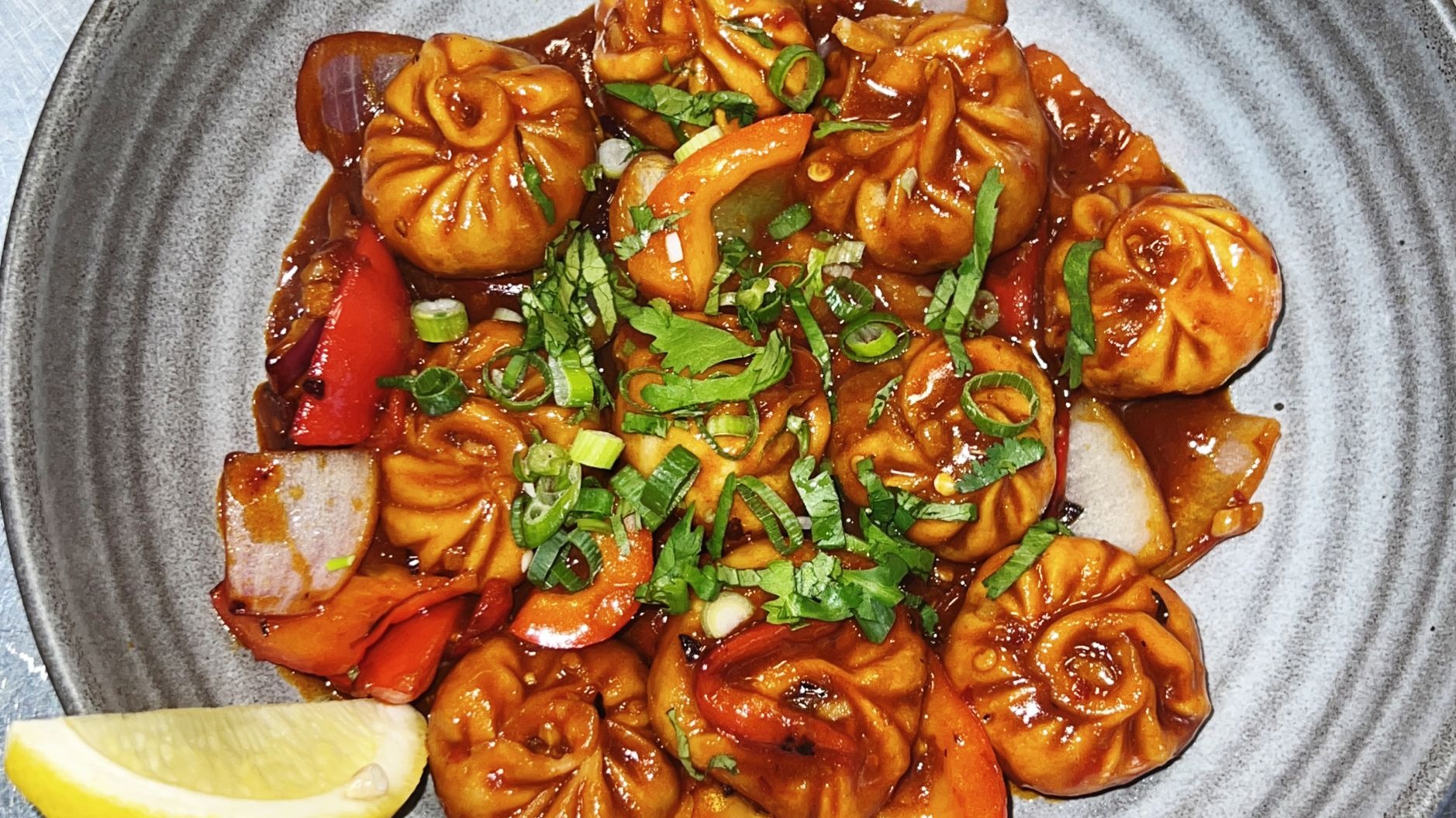 Chilly momo chicken